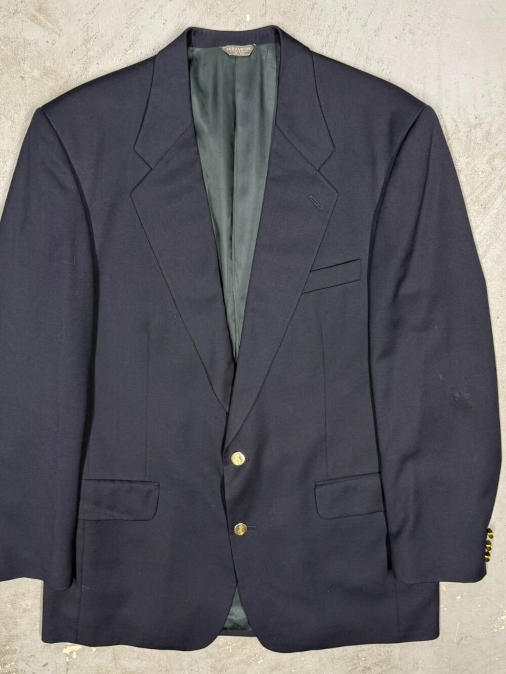 Vintage Coppley Blazer Blue Wool Sport Coat‎ Made in Canada 40L